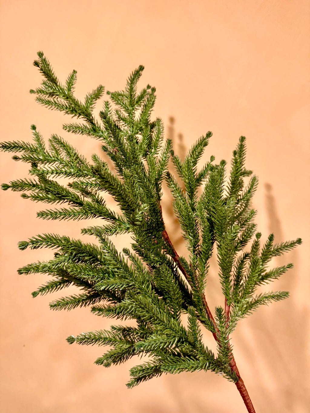 Faux Western Pine Branch – 40.5" Long Needle Evergreen Stem