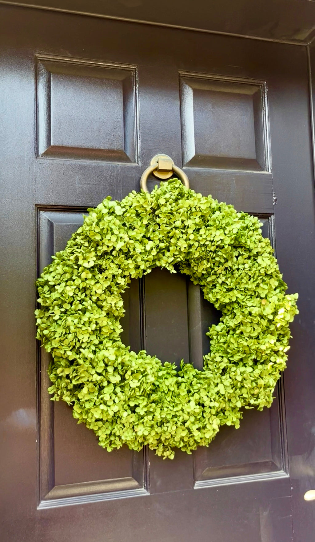 Premium Greenery Wreath – Timeless Faux Green Wreath for Front Door, Mantel & Everyday Décor | JD Home + Holiday