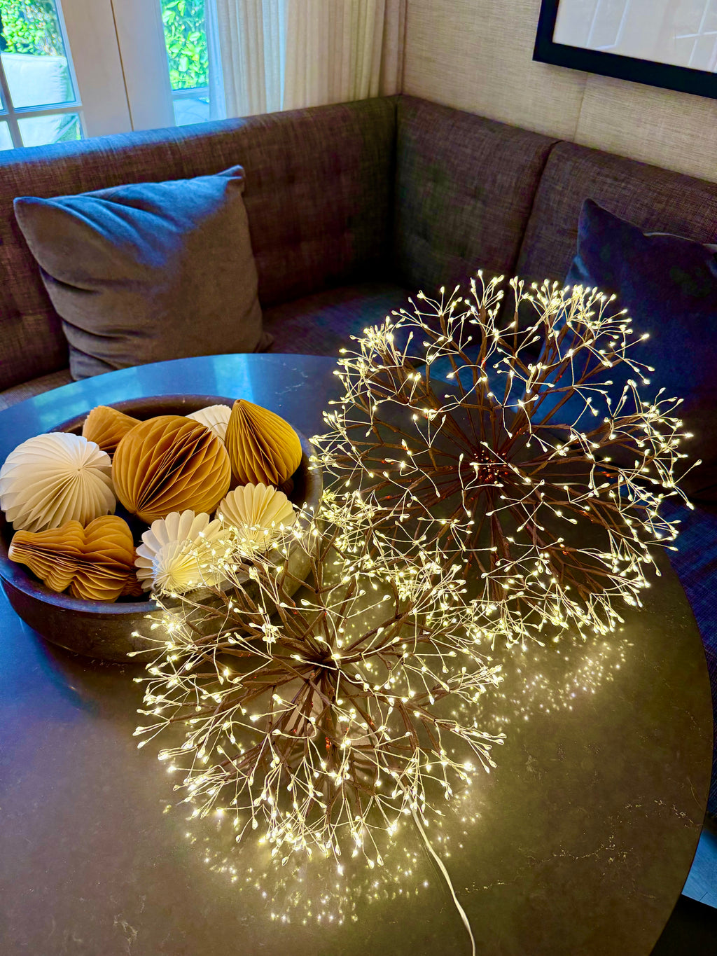Warm White LED Light Balls – Glowing Decorative Orbs for Holiday, Wedding & Everyday Ambiance
