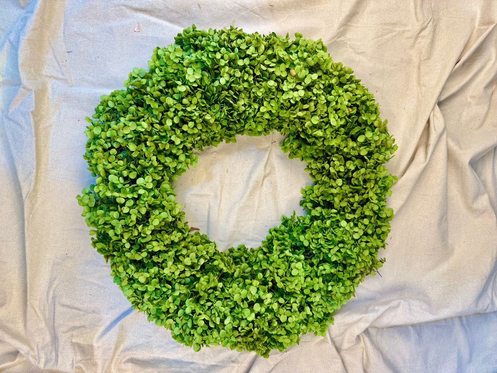 Premium Greenery Wreath – Timeless Faux Green Wreath for Front Door, Mantel & Everyday Décor | JD Home + Holiday